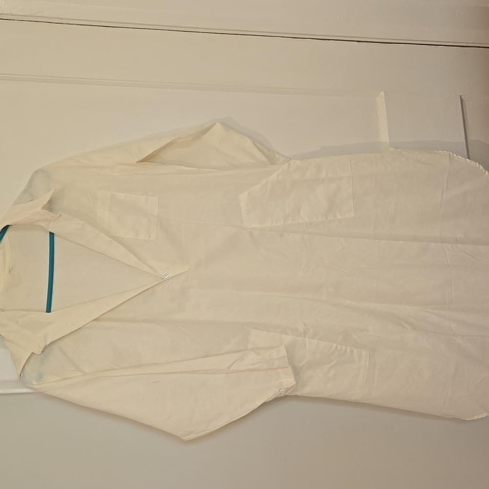 White linen dress/ cover up